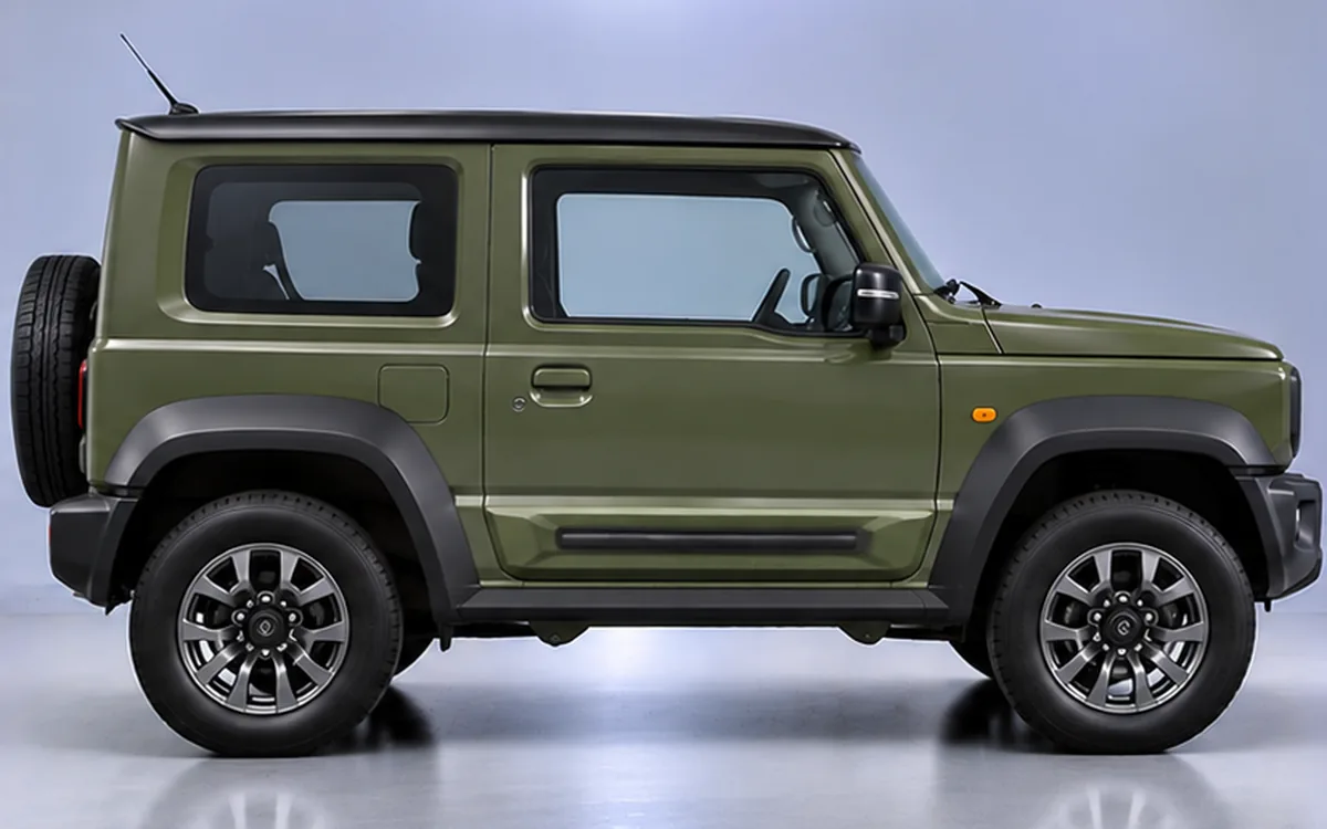 Maruti Suzuki Jimny, Cladding · Painted beading