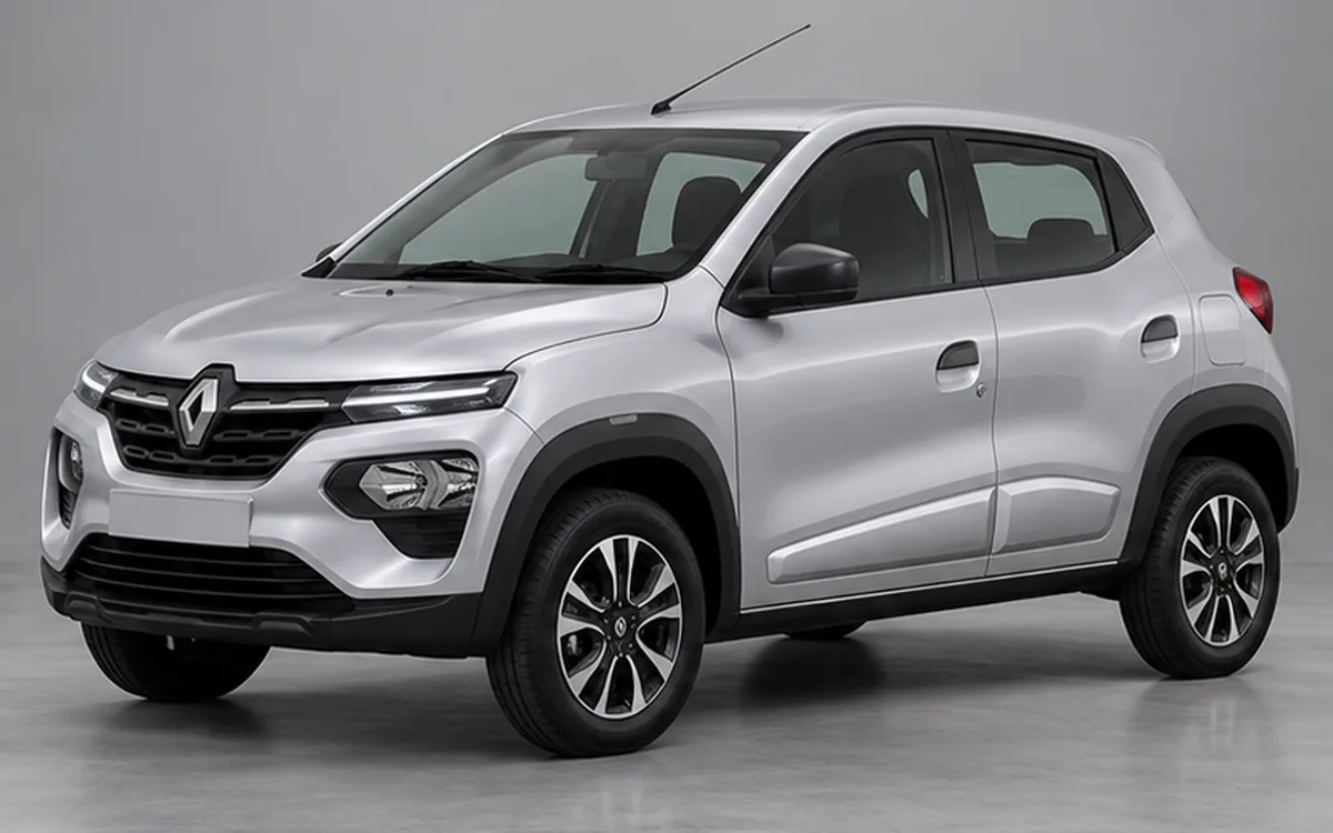 Renault Kwid, Cladding · Silver beading