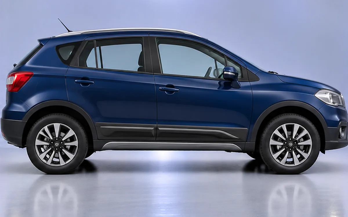 Maruti Suzuki S-Cross with Cladding beading fitted