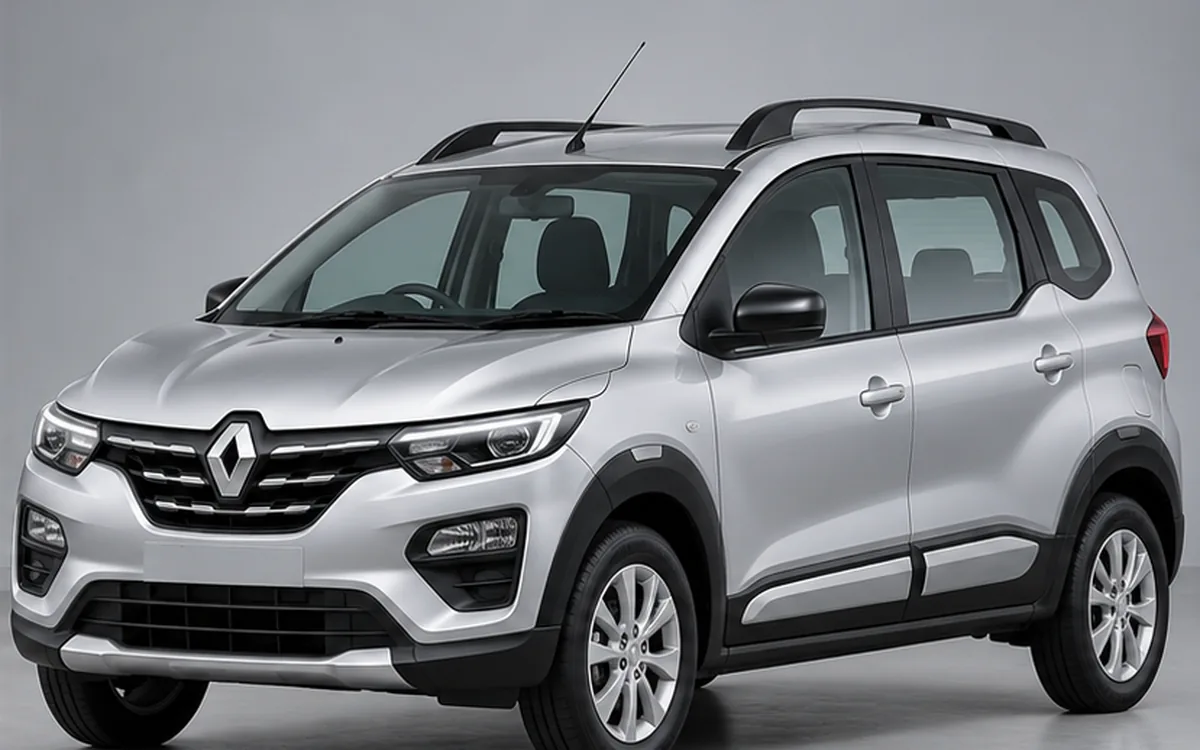 Renault Triber, Cladding · Silver beading