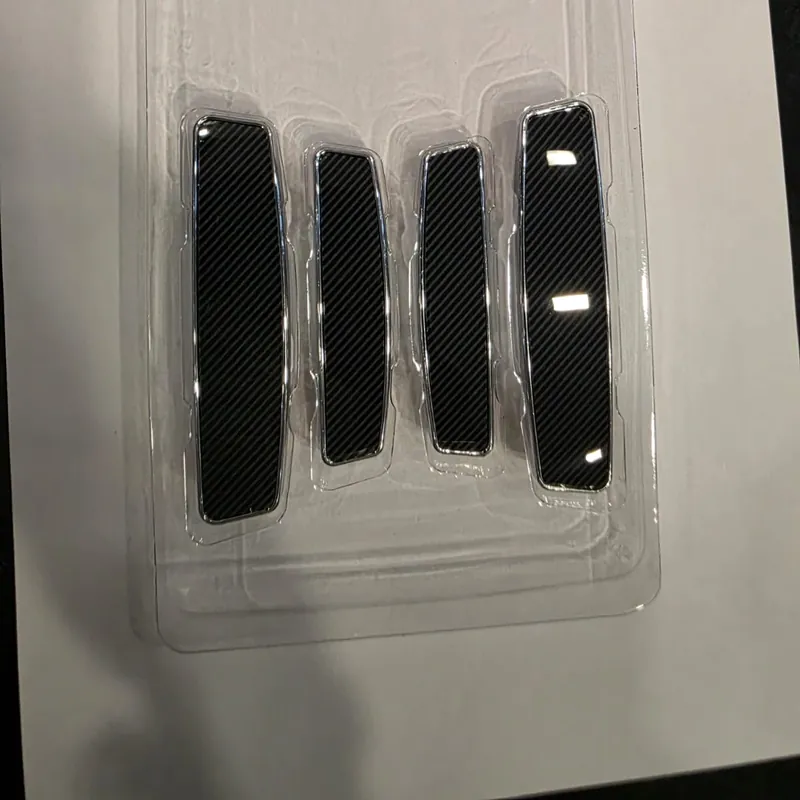 Black Carbon Gloss, door guard, 4-piece set